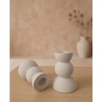 DRN Pinterest Model Beyaz Şamdanlık 2' Li