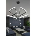 Dron Köşeli Modern Sarkıt Led Avize Salon & Oturma Odası Avizesi