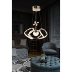 DRON ROSE GOLD ŞEKER TOPLU 3 RENK KRİSTAL TAŞLI AVİZE DRNGLD