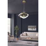 Dron Tek Top 2 Modern Sarkıt LED Avize - Gold
