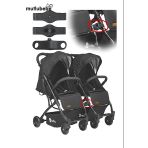Drone Kabin Bebek Arabası İkiz Bağlantı Aparatı - 4 Baby Drone Bebek Arabalarını Birleştiren Pratik Bağlantı Kiti