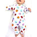 Drop Kids Bebek Pijama Takımı Renkli Çilek Desen %100 Pamuk Yenidoğan Çocuk Pijama - 9 - 12 Ay - Kırmızı - Mint