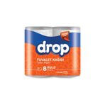 Drop Tuvalet Kağıdı, 8'li Rulo, 2 Katlı