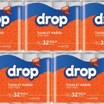 Drop Tuvalet Kağıdı Çift Katlı 160 Lı Paket (5PK*32)