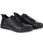 Dropland 8328 Hakiki Deri Casual Siyah Erkek Ayakkabı