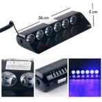 Drs Tuning Cam Içi Çakar Lamba Uzaktan Kumandali 27 LED 27W 12V Kirmizi-Beyaz-Mavi / LAPA521