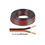 Drs Tuning Çiftli Kablo Tesisat Hoparlör Kablosu 2 X 0.75 Elektrik Kablosu 5 Metre Fiyatıdır