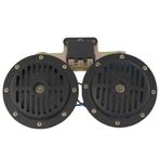 Drs Tuning Dı dıt korna 12v roleli super ton büyük 13mm siyah set / SSKO63