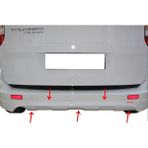Drs Tuning Ford Courier Arka Tampon Altı Fiber 2014 ve Sonrası