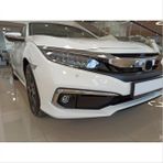 Drs Tuning Honda Cıvıc Fc5 2019-2021 Ön Sis Kaşı Kaplaması Nikelaj (Makyajlı Kasa)