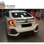 Drs Tuning Honda Civic Fc5 Işıksız Hibrid Anatomik Spoiler Siyah Policarbon
