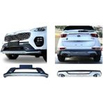 Drs Tuning Kia Sportage Ön ve Arka Koruma Difüzör 2015- Çift Çıkış Egzoz