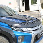 Drs Tuning Mitsubishi L200 Kaput Koruma Rüzgarlığı 4mm Abs Akrilik 3 Parça 2019-