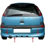 Drs Tuning Opel Corsa C Arka Tampon Altı (Telli) Fiber 2000-2006