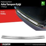 Drs Tuning S-Dizayn Skoda Kodiaq Krom Arka Tampon Eşiği 2016 Üzeri