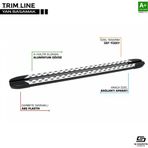 Drs Tuning S-Dizayn VW Transporter T4 Kısa Şase TrimLine Gri Yan Basamak 215 Cm 1995-2003