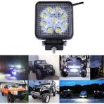 Drs Tuning Su Geçirmez 9 LED Kare 27W Off Road Sis,gündüz Farı Lambası