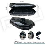 Drs Tuning Tabut Port Bagaj Parlak Siyah 480LT Tuğra - 001-Renkli