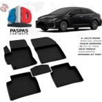 Drs Tuning Toyota Corolla 4d Araca Özel Havuzlu Kauçuk Paspas 2019 Üzeri - Siyah