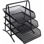 DRT METAL EVRAK RAFİ 3 KATILI SİYAH