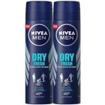 Dry Fresh Erkek Sprey Deodorant 150ml 2'li Avantaj Paketi