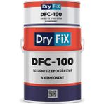 Dryfix DFC-100 4,5 kg Solventsiz Epoksi Astarı Çok Amaçlı Reçine Esaslı Astar - 1 Adet - Şeffaf