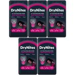 Drynites 8-13 Yaş 30-48 kg Large 45 Adet Kız Alt Islatmalara Karşı Emici Gece Külot Bez