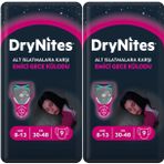 DryNites Emici Gece Külodu Kız, 8-13 Yaş, 30-48 kg, Large, 18 Adet