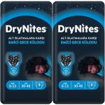 DryNites Erkek Emici Gece Külodu 8-13 Yaş 30-48 kg 9lu x 2 Adet - 8 - 10 Yaş