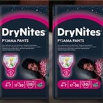 Drynites Kız Gece Emici Külodu 4-7 Yaş 17-30 Kg 10'Lu 2 Paket