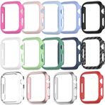 Drztope Apple Watch Serisi 9 Serisi 8 Serisi 7 41 mm ile Uyumlu 14 Paket Kılıf, Sert PC Tampon Koruyucu Kapak Çerçevesi iWatch 41 mm Aksesuarları ile Uyumlu