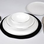 DS Casa Bella Silver 24 Parça Yemek Takımı