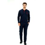 DS DAMAT 01005 2'Lİ UZUN KOL ERKEK PİJAMA TAKIMI