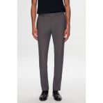D's Damat 1HC05IM09577M Slim Fit Gri Baskılı Kırışmayan Sihirli Takım Elbise