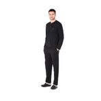 D'S Damat 221001 Uzun Kol Pijama Takımı - Siyah - 2XL