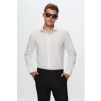 D's Damat 2HF02ORT4185 Slim Fit Beyaz İtalyan Yaka Erkek Gömlek