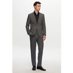 D's Damat 4HF05ORT01577 Slim Fit Gri Düz Takım Elbise