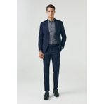 D's Damat 4HF05ORT01577 Slim Fit Lacivert Düz Takım Elbise