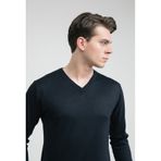 D's Damat 5HF060632003D Regular Fit Lacivert Düz Örgü Kazak