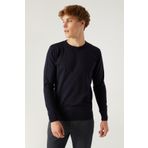 D's Damat 5HF06ORT12004 Regular Fit Lacivert Bisiklet Yaka Kazak