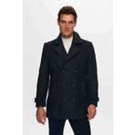 D's Damat 5HF08ORT10001 Regular Fit Lacivert Erkek Kaban