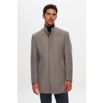 D's Damat 5HF08ORT10002 Regular Fit Gri Kaşe Kaban