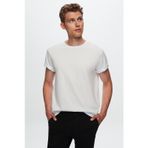 D's Damat 6HC14ORT02006 Beyaz Erkek T-shirt