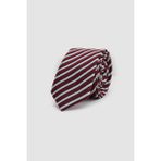 Ds Damat Bordo Desenli 5,5 cm Kravat