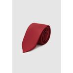 D'S Damat Bordo Düz 5,5 Cm Kravat