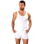 D's Damat Comfort Erkek Atlet Boxer Takım Kutulu Damat Sandığı Çeyiz Seti Beyaz