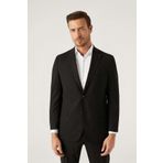 Ds Damat Comfort Fit Siyah Düz Takim Elbise