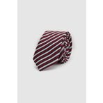 D'S Damat Ds Damat Bordo Desenli 5,5 Cm Kravat