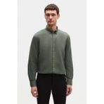 D'S Damat Ds Damat Comfort Haki Düz Gömlek 4HC02AP01265M - XL