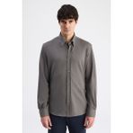 D'S Damat Ds Damat Comfort Vizon Oxford Gömlek 6HC02G811304M - XL
